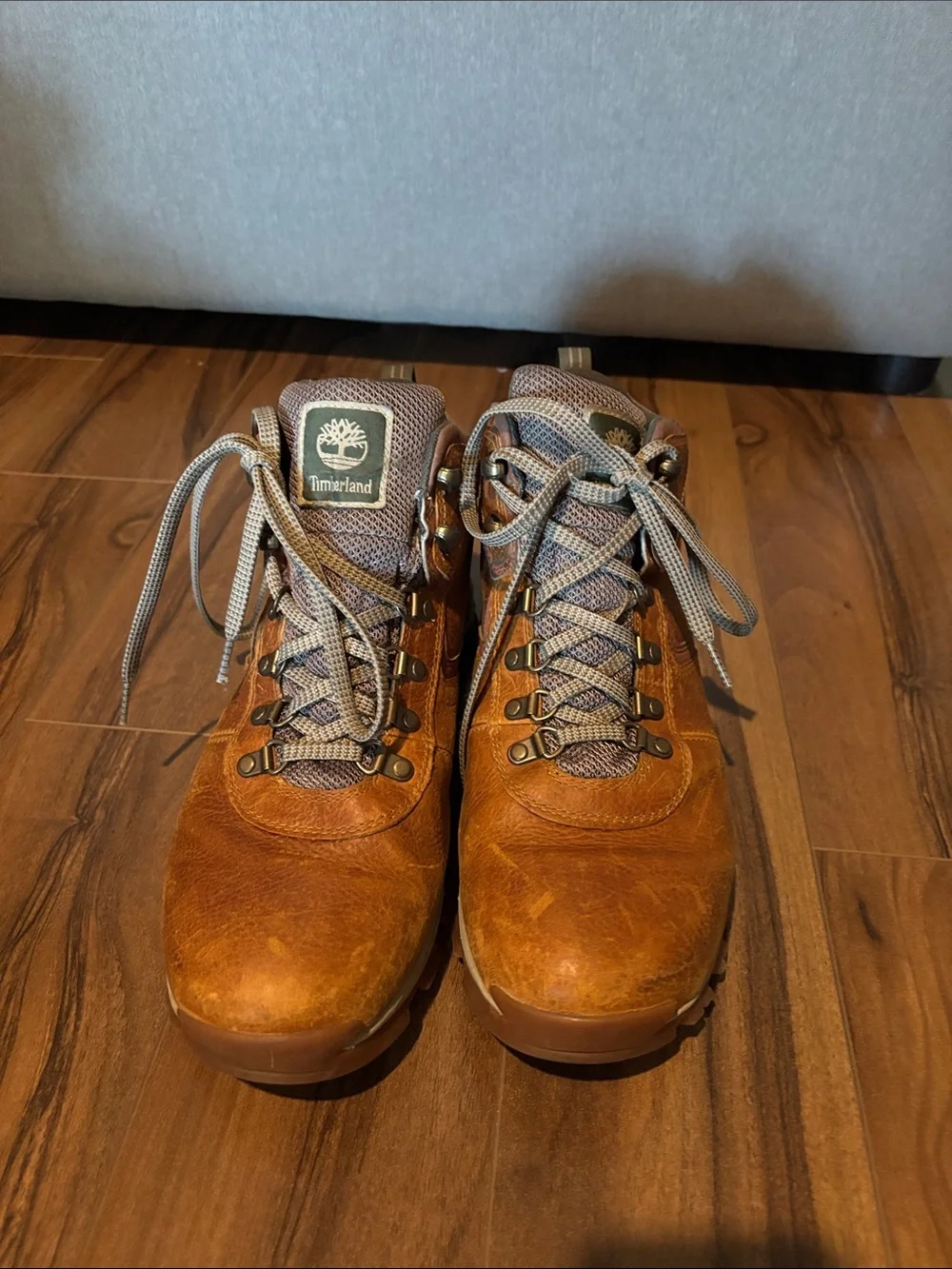 Timberland Men's Tan/Brown Leather Hiking Boots